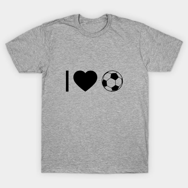 I Love Football T-Shirt by InspireSoccer